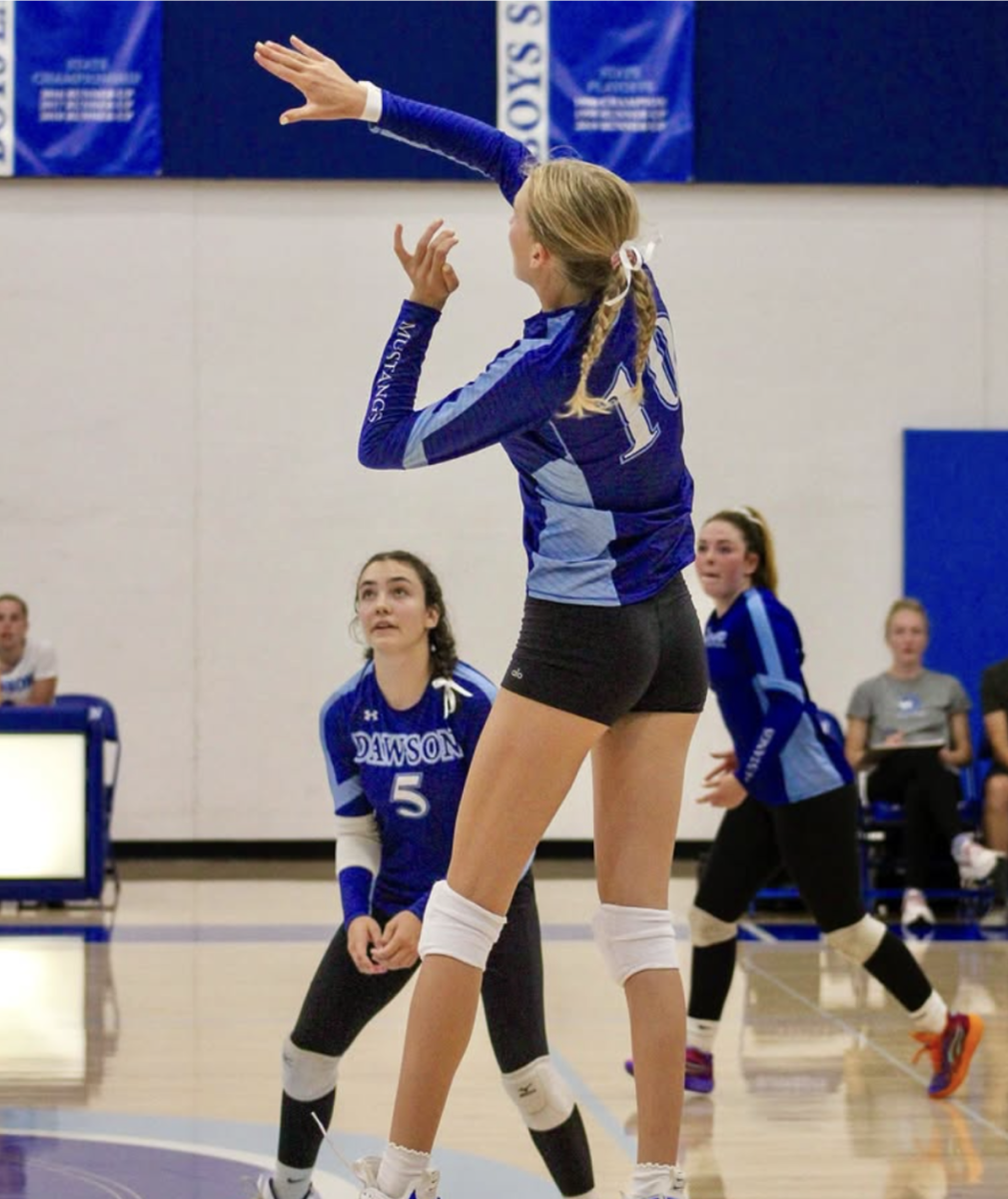 Varsity Freshman Making a Statement on the Volleyball Courts