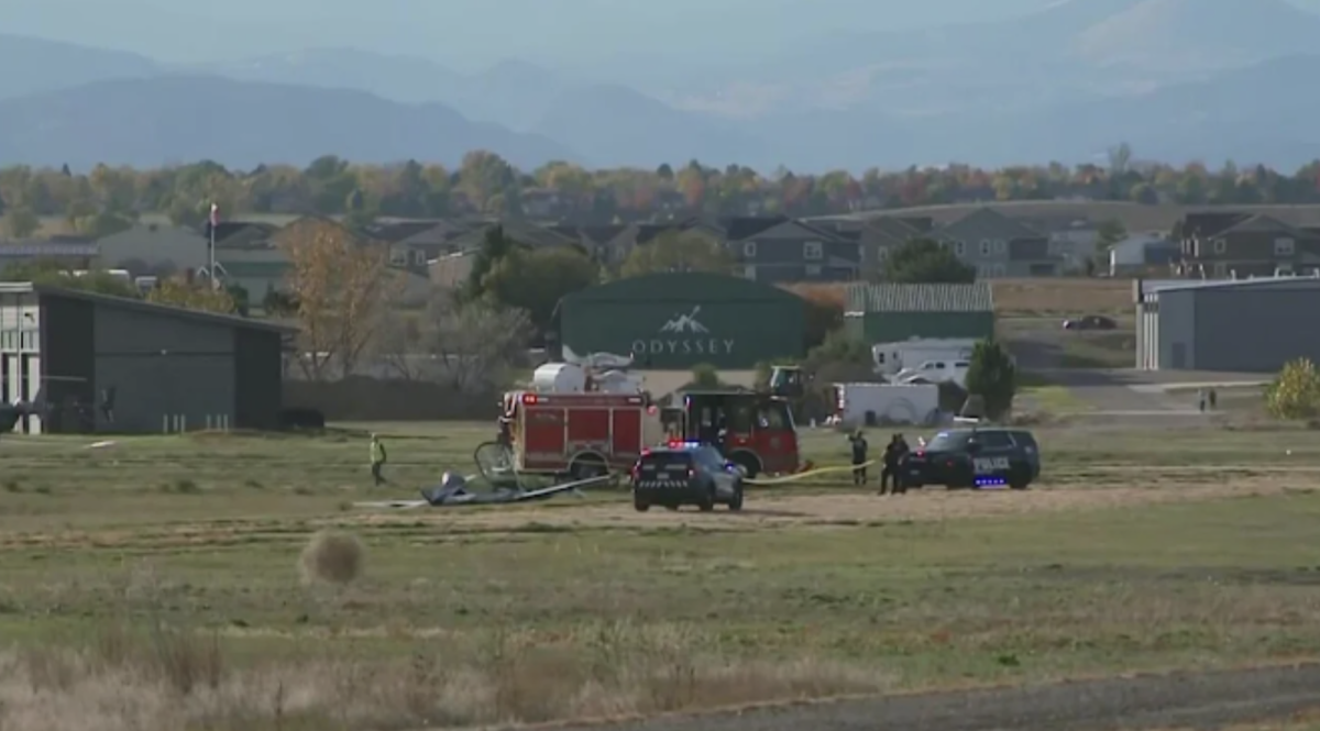 Police and fire crews are at the scene of a small plane crash at Erie Municipal Airport